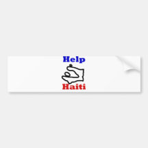 Adhésif pour pare-chocs du Haïti d'aide Adhésif Pour Voiture