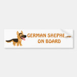 Adhésif pour pare-chocs mignon de chien de berger  autocollants pour voiture