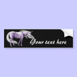 Adhésif pour pare-chocs personnalisable de licorne autocollants pour voiture