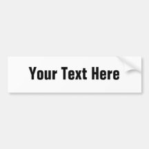 Adhésif pour pare-chocs personnalisable des textes adhésifs pour voiture