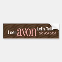 Adhésif pour pare-chocs personnalisé d'Avon Adhésif Pour Voiture
