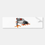 Adhésif pour pare-chocs tropical de grenouille. ! adhésifs pour voiture