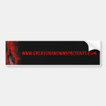Adhésif pour pare-chocs, WWW.GREATUNKNOWNSPRESENTS Autocollant Pour Voiture