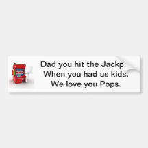 Adhésifs pour pare-chocs pour le papa adhésif pour voiture