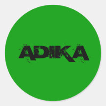 ADIKA ROUND STICKER