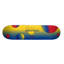 ¡Adiós! Colombia Flag Colours Pop Art Skate Board Deck
