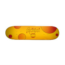 ¡Adiós! Spain Flag Colours Pop Art Skateboard