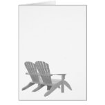 Adirondack Chairs Greeting Cards