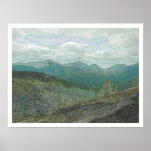 Adirondack Mountain Peaks Panorama Posters