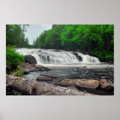 Adirondack Waterfall  Print by Michael_Shake