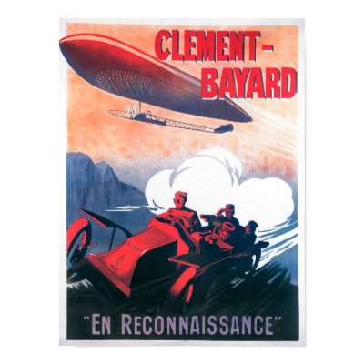Adjudant Vincenot WWI Airship Promotional Poster by LanternPress