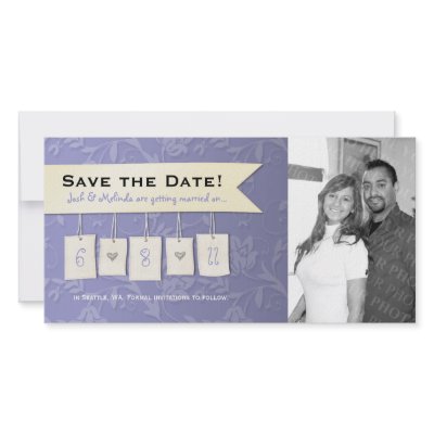 Adjustable Colour: DIY Save the Date Photo Cards by foreverwedding