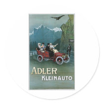 Adler Kleinauto Stickers