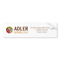 Adler School Bumper Sticker 4