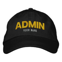 ADMIN Cap Embroidered Baseball Caps