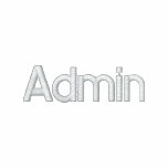 Admin Shirt Embroidered Hoodie