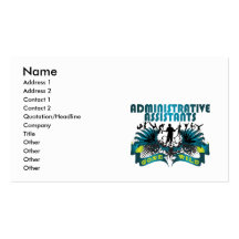 Administrative Assistants Gone Wild Business Card Templates