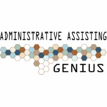 Administrative Assisting Genius Acrylic Cut Out