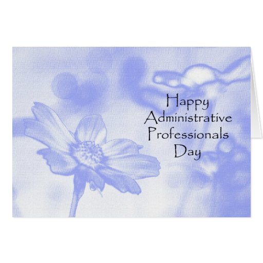administrative professional day card flowers zazzle administrative day cards