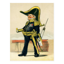 Admiral of the Royal Navy Postcard