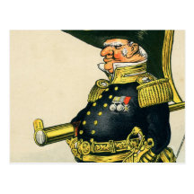 Admiral of the Royal Navy Postcard