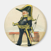 Admiral of the Royal Navy Refrigerator Magnet