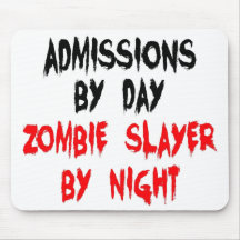 Admissions by Day Gamer by Night Mouse Pad