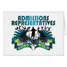 Admissions Representatives Gone Wild Greeting Cards