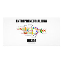 ADN entreprenante à l'intérieur Cartes De Vœux Avec Photo
