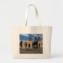 Adobe Dwellings and Burro Bag