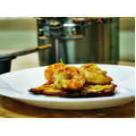 Adobo Shrimp On Potato Galettes Acrylic Cut Outs