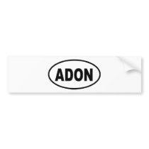 ADON BUMPER STICKERS