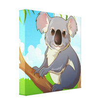 Adopt A Koala! Stretched Canvas Print