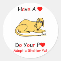 Adopt a Shelter Animal Stickers