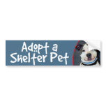 Adopt a Shelter Pet American Staffordshire Terrier Bumper Stickers