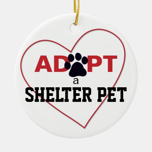 Adopt a Shelter Pet Ornaments