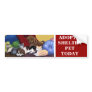ADOPT A SHELTER PET TODAY Bumpersticker Bumper Stickers