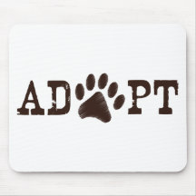 Adopt an animal mouse pad