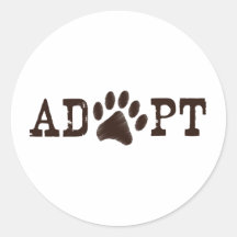 Adopt an animal stickers