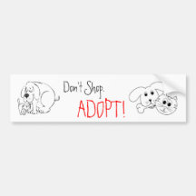 Adopt Bumper Sticker