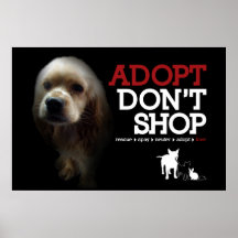 Adopt Don't Shop Poster