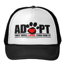 Adopt Pawprint Mesh Hats