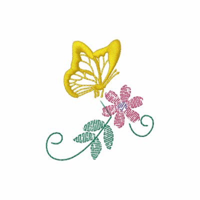 Adopted Mother Butterfly Embroidered Shirt by mothersdaytshirts