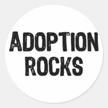 Adoption Rocks Stickers