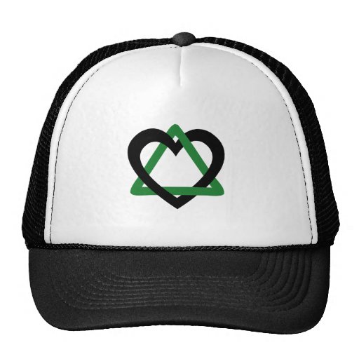 Adoption Triangle Black Green Trucker Hat