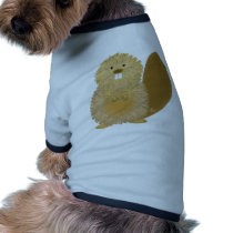 Adorable Animal Drawings: Beaver Doggie Tee Shirt