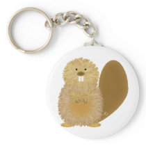 Adorable Animal Drawings: Beaver Key Chain