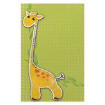 adorable baby giraffe background stationery