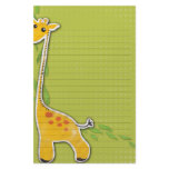 adorable baby giraffe background custom stationery