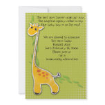 adorable baby giraffe boy adoption announcement